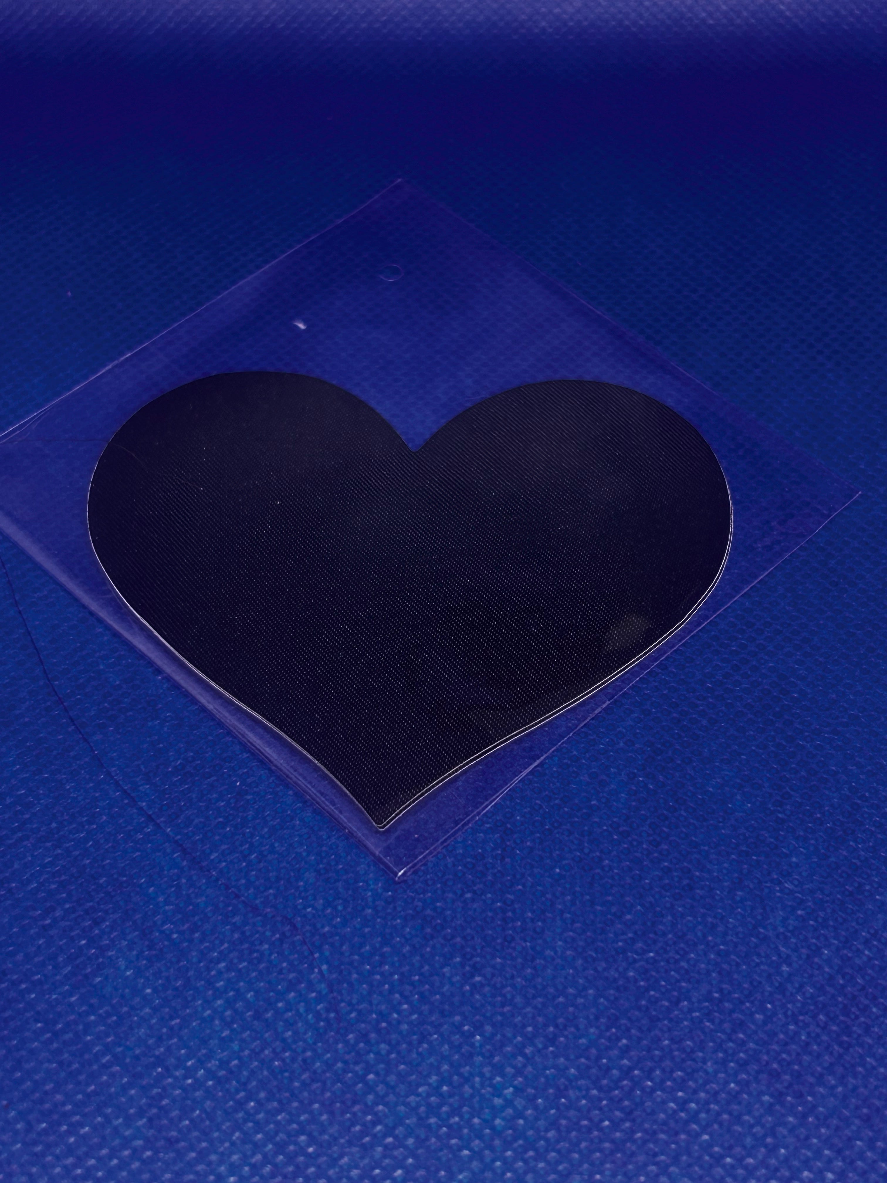Black Matte Heart Pasty