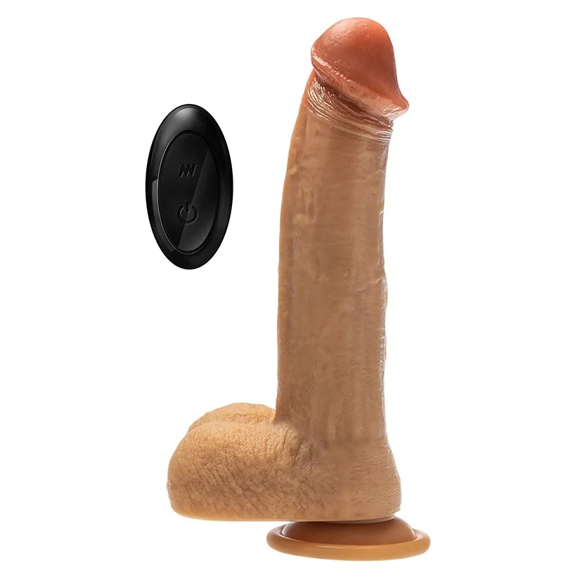 Dr. Skin Silicone Dr.Phillips Thrusting Dildo-Tan 8.5 product